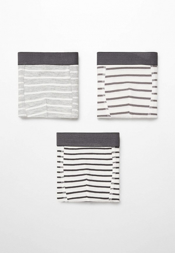 

Трусы 3 шт. Mango Kids, Разноцветный, STEEL