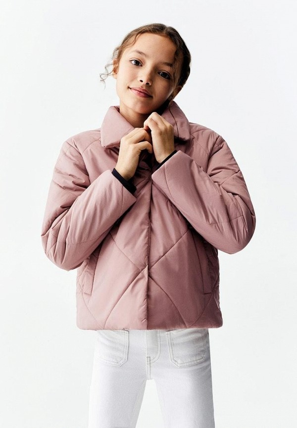 

Куртка утепленная Mango Kids, Розовый, PRESI