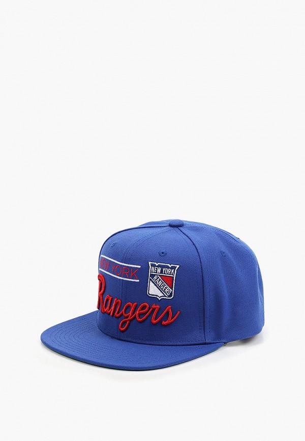 

Бейсболка Mitchell & Ness, Синий, New York Rangers