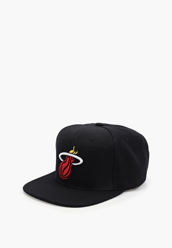 

Бейсболка Mitchell & Ness, Черный, Miami Heat