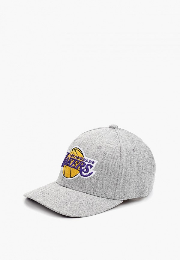 

Бейсболка Mitchell & Ness, Серый, Los Angeles Lakers