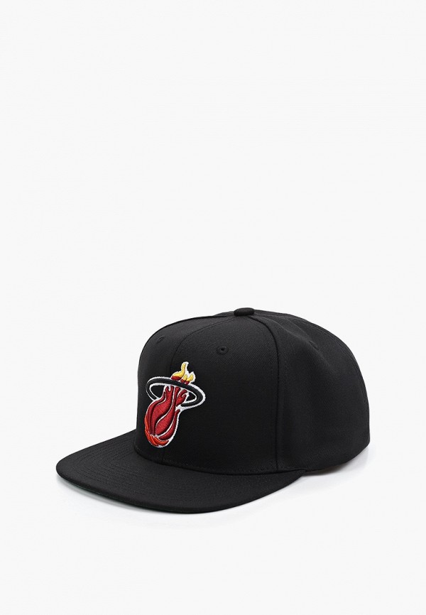 

Бейсболка Mitchell & Ness, Черный, Miami Heat