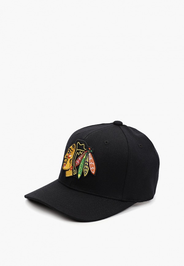 

Бейсболка Mitchell & Ness, Черный, Chicago Blackhawks