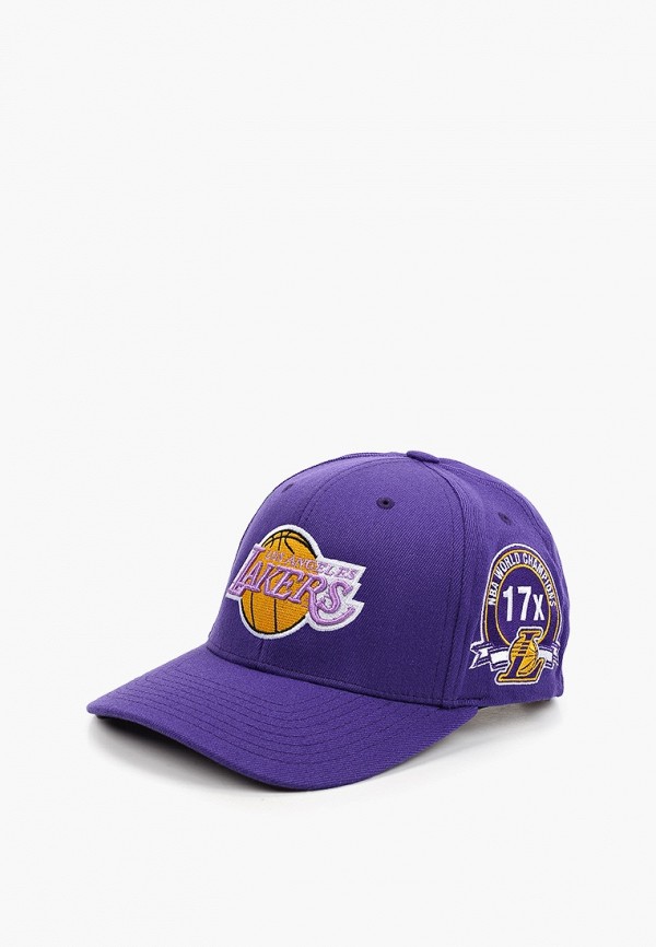 

Бейсболка Mitchell & Ness, Фиолетовый, Los Angeles Lakers