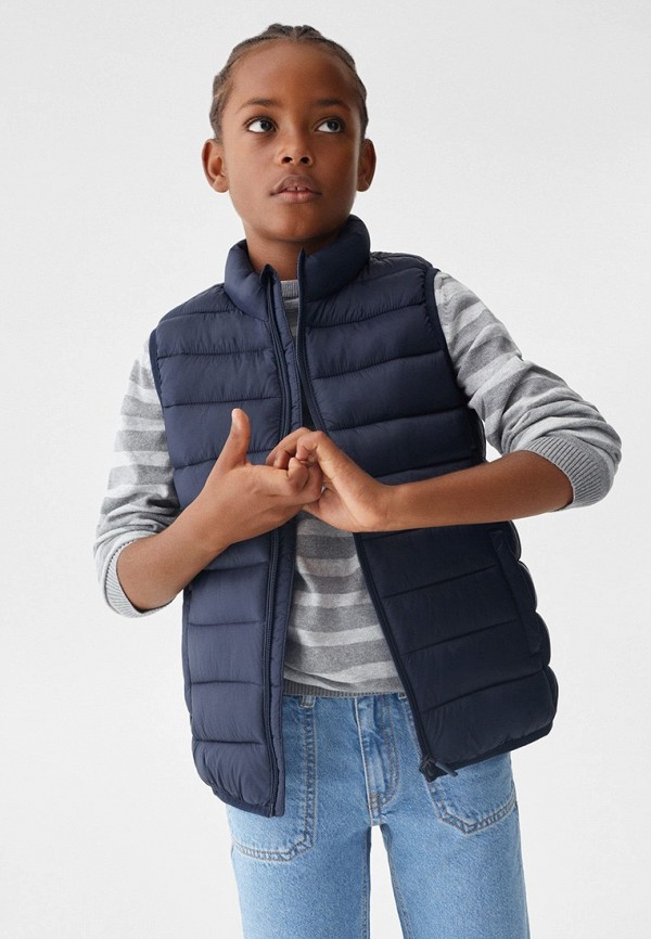 фото Жилет утепленный mango kids
