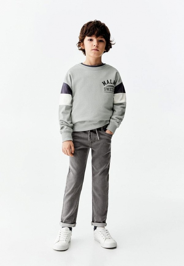 

Джинсы Mango Kids, Серый, COMFY