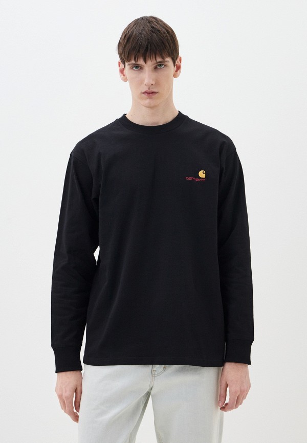 

Лонгслив Carhartt WIP, Черный, American Script