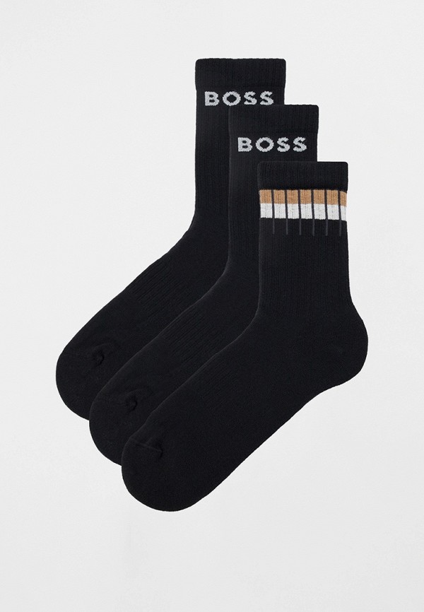 

Носки 3 пары Boss, Черный, 3P QS Rib Stripe CC