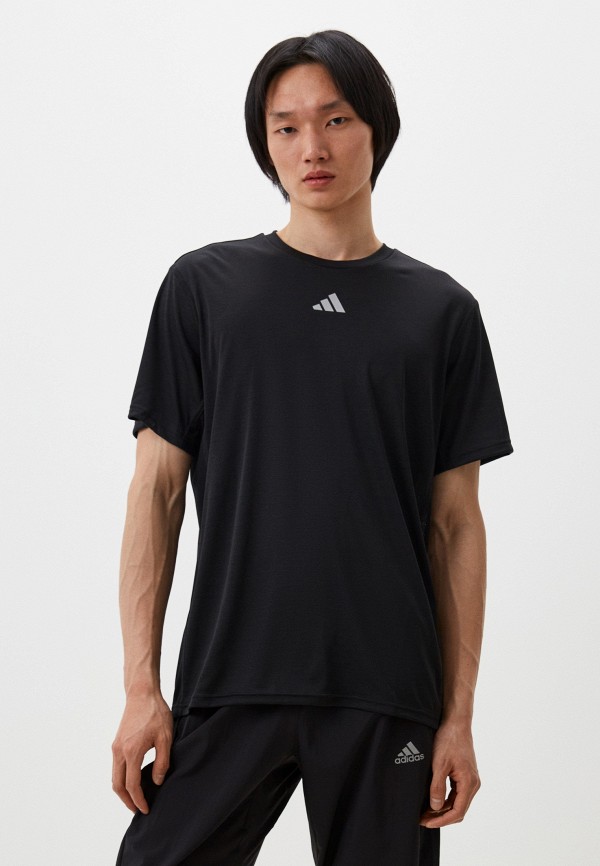

Футболка спортивная adidas, Черный, HIIT 3S MES TEE