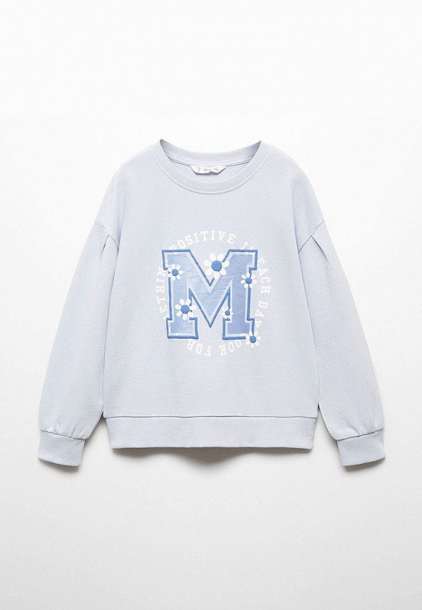 

Свитшот Mango Kids, Голубой, EMME