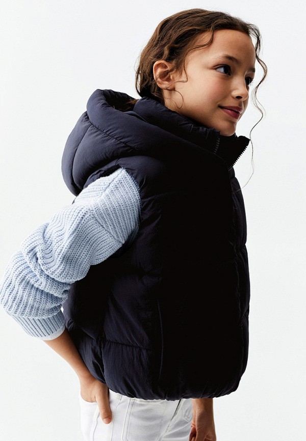 фото Жилет утепленный mango kids
