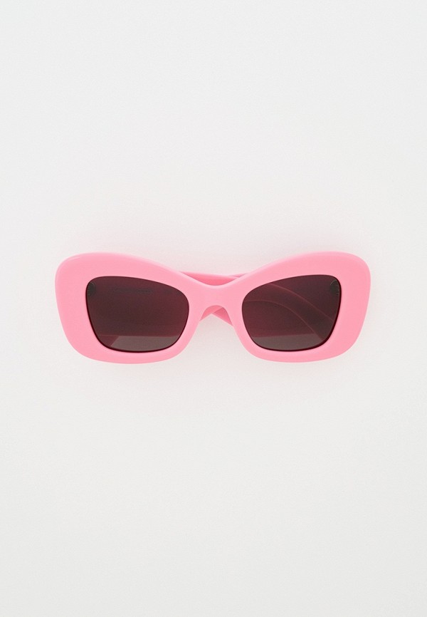 Очки солнцезащитные Alexander McQueen розового цвета