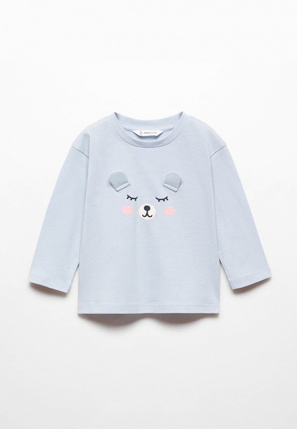 

Лонгслив Mango Kids, Голубой, OSO
