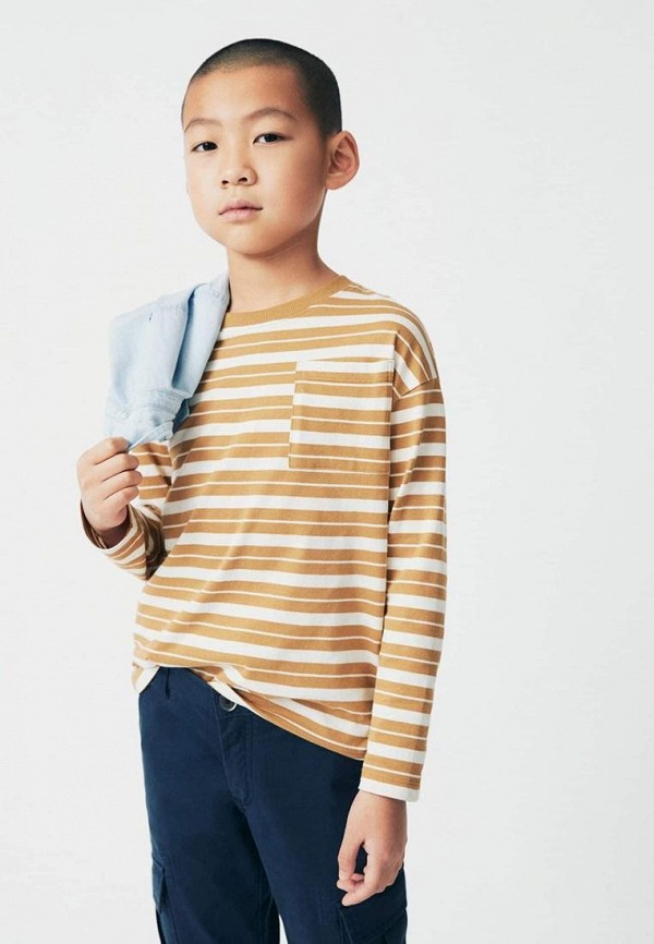 

Лонгслив Mango Kids, Оранжевый, LEO