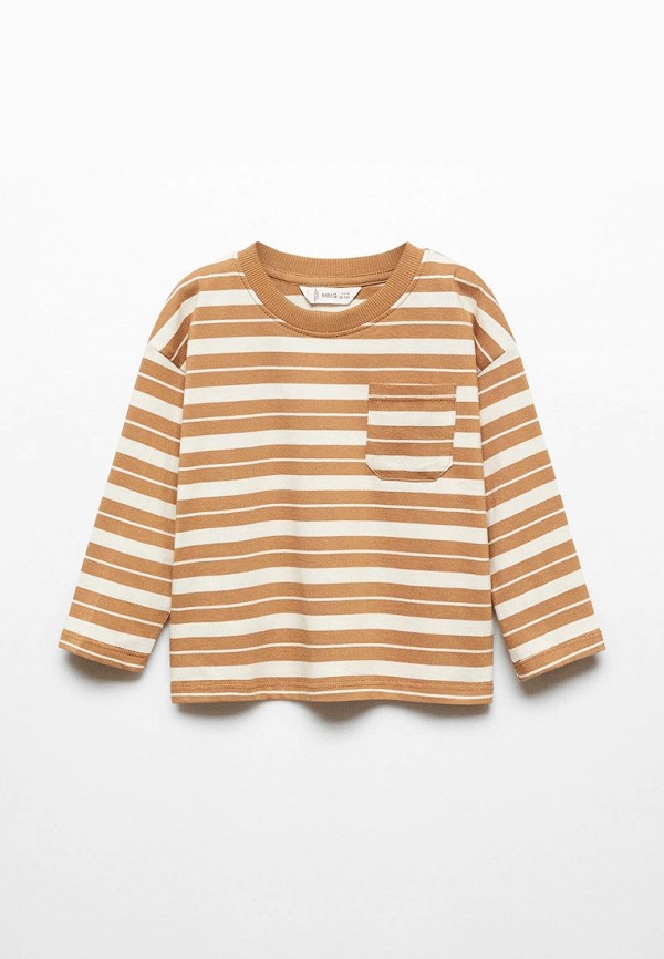 

Лонгслив Mango Kids, Бежевый, LEOB