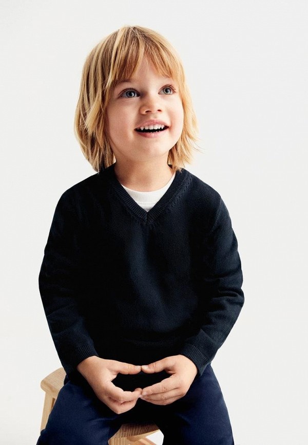 

Пуловер Mango Kids, Синий, PICOB5