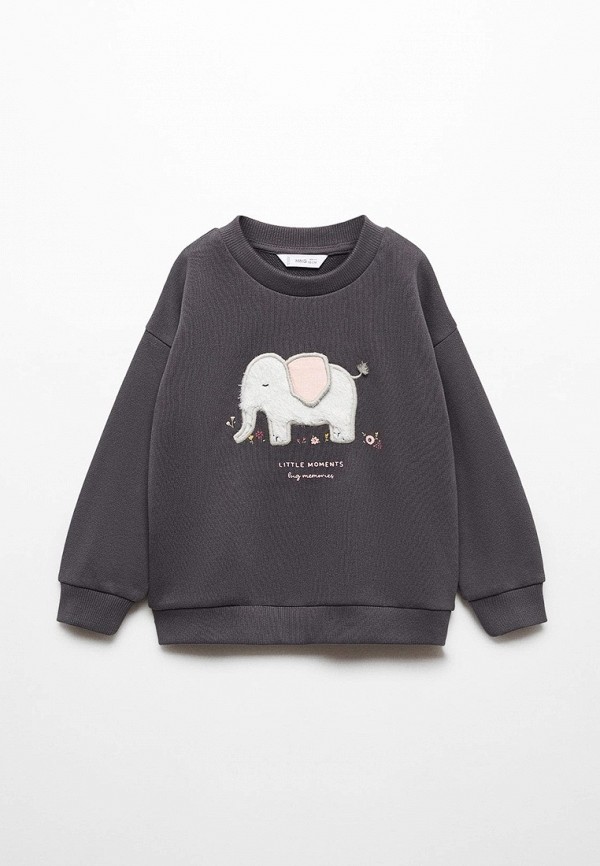 

Свитшот Mango Kids, Серый, DUMBI