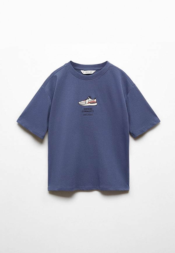 

Футболка Mango Kids, Синий, URBAN