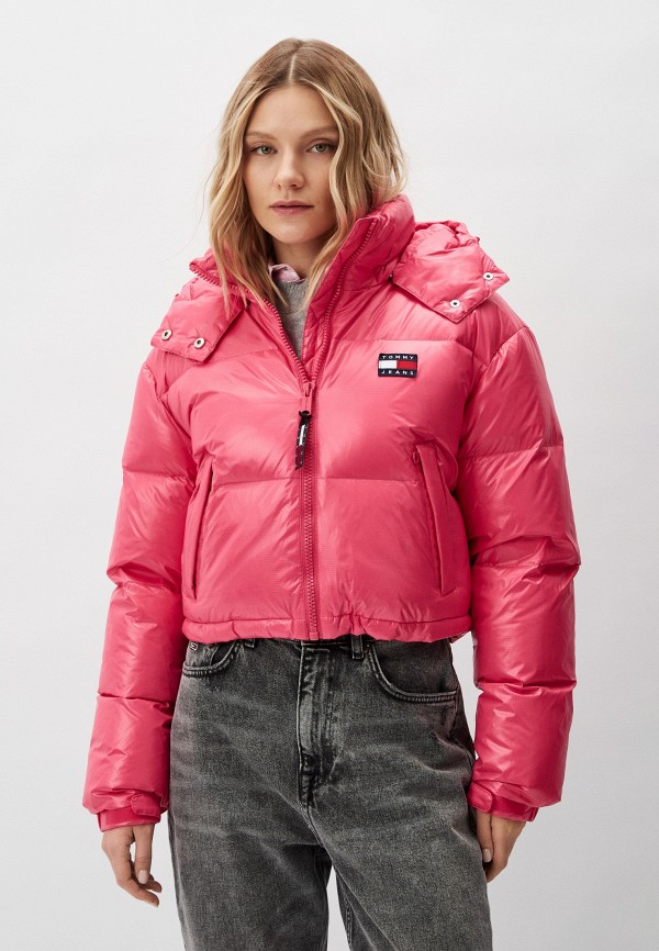 

Пуховик Tommy Jeans, Фуксия