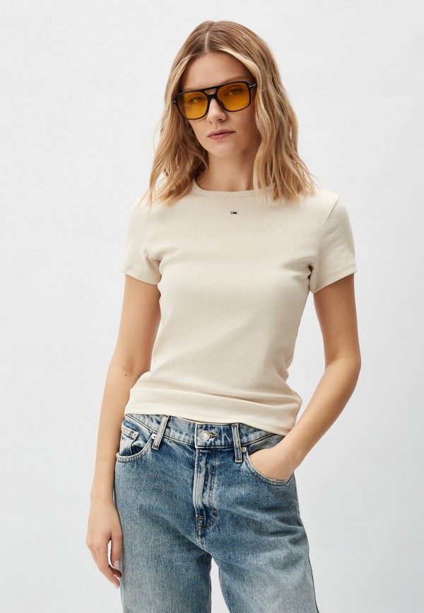 

Футболка Tommy Jeans, Бежевый