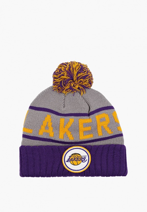

Шапка Mitchell & Ness, Серый, Los Angeles Lakers