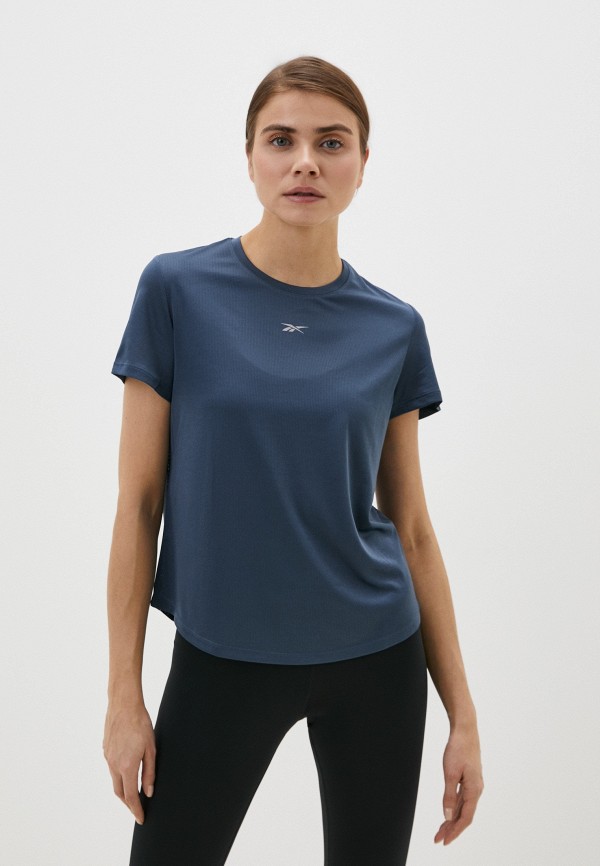 

Футболка спортивная Reebok, Синий, RUNNING SPEEDWICK TEE