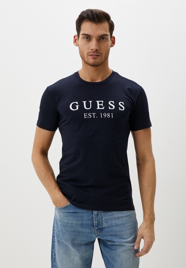 Футболка Guess синего цвета