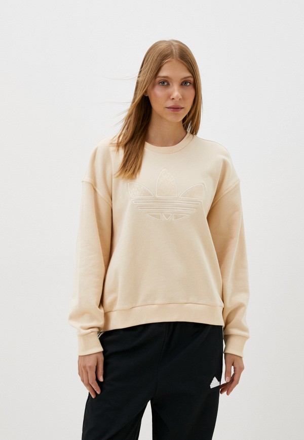 

Свитшот adidas Originals, Бежевый, MONOGRAM SWEAT