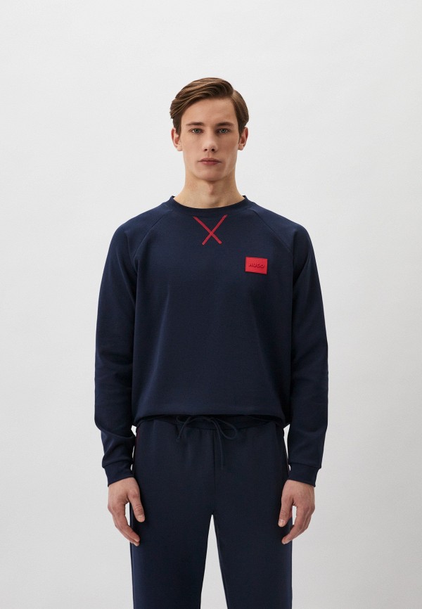 

Свитшот домашний Hugo, Синий, Patch Sweatshirt