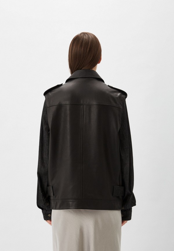 фото Жилет кожаный boss