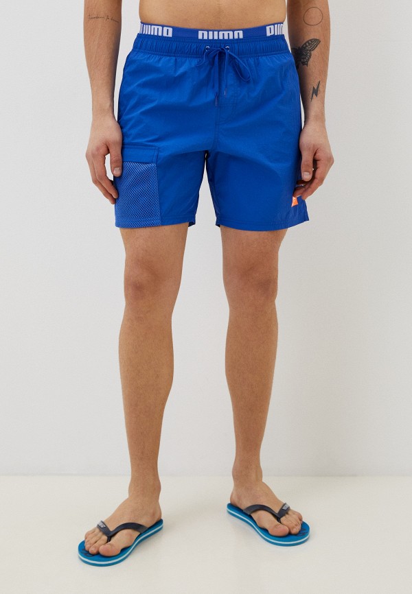 

Шорты для плавания PUMA, Синий, PUMA SWIM MEN UTILITY MID SHORTS 1P