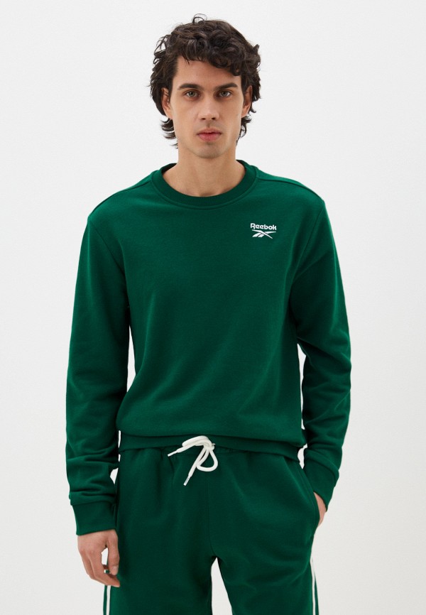 

Свитшот Reebok, Зеленый, IDENTITY SMALL LOGO FT CREW