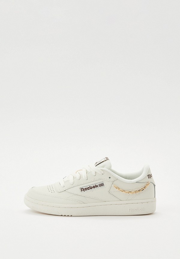 

Кеды Reebok, Бежевый, CLUB C 85