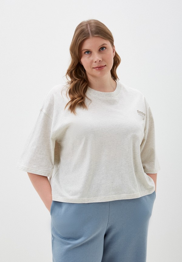 

Футболка Reebok, Бежевый, RIE TEE