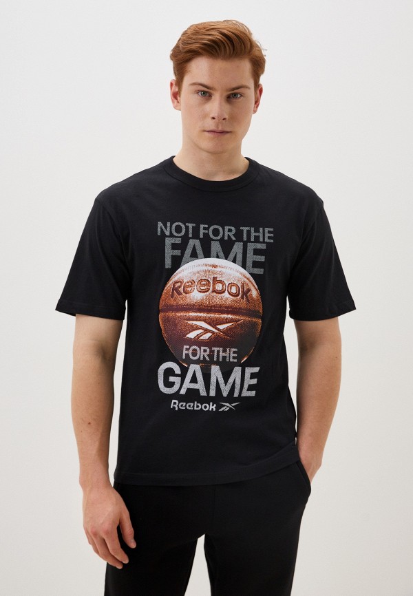 

Футболка Reebok, Черный, BASKETBALL FAME TEE