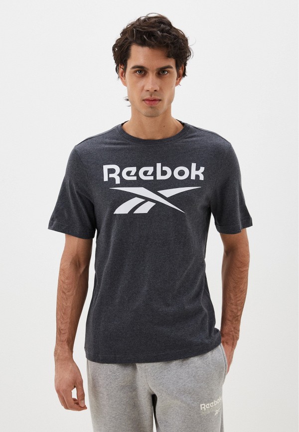 

Футболка Reebok, Серый, IDENTITY BIG LOGO TEE