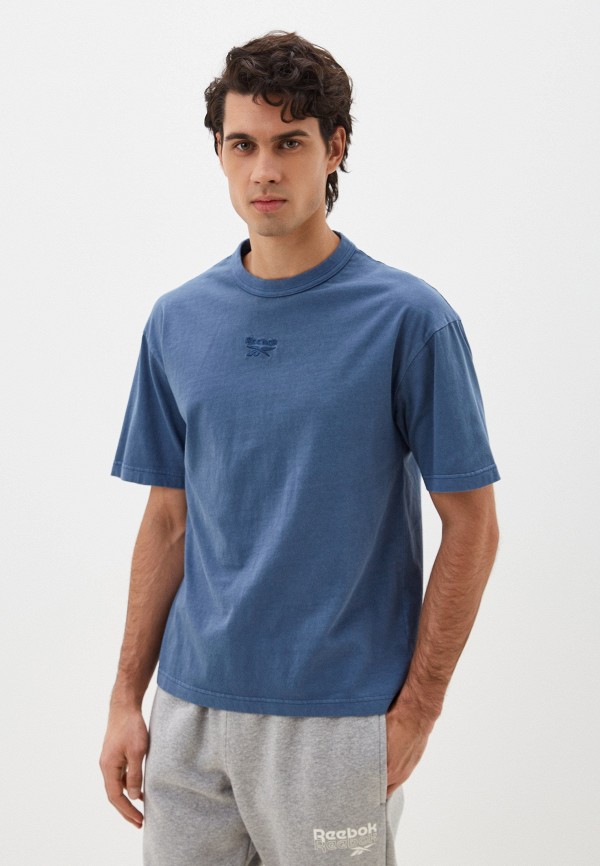 

Футболка Reebok, Голубой, RI WASHED TEE