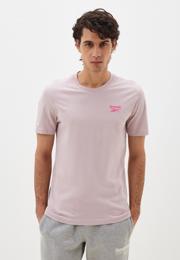 

Футболка Reebok, Розовый, REEBOK IDENTITY SMALL LOGO TEE