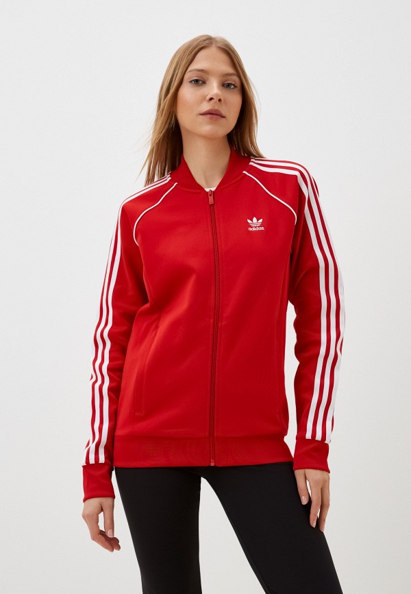 Олимпийка adidas Originals красного цвета