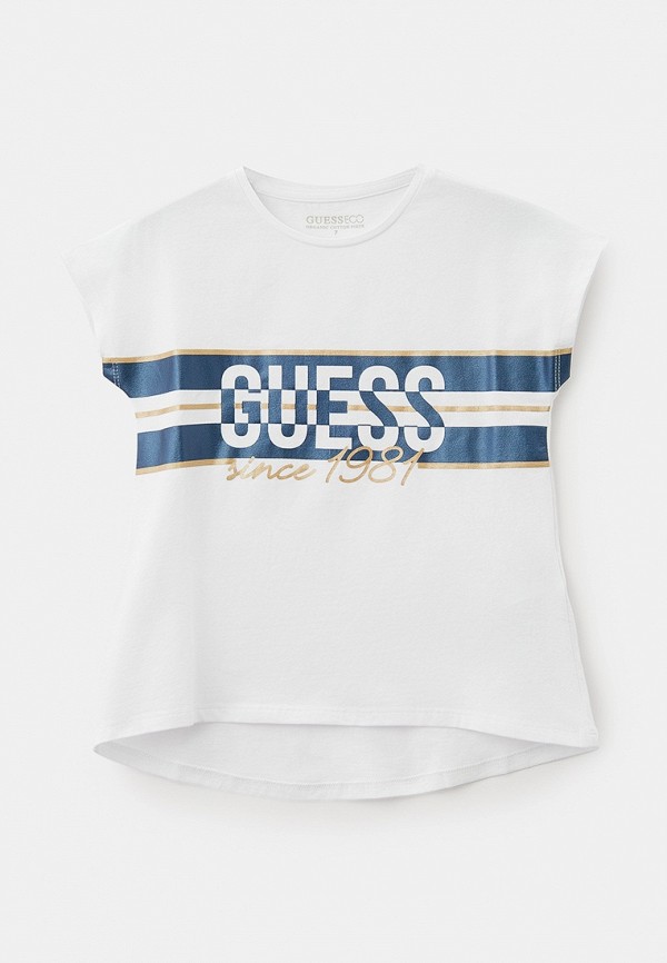 Футболка Guess белого цвета