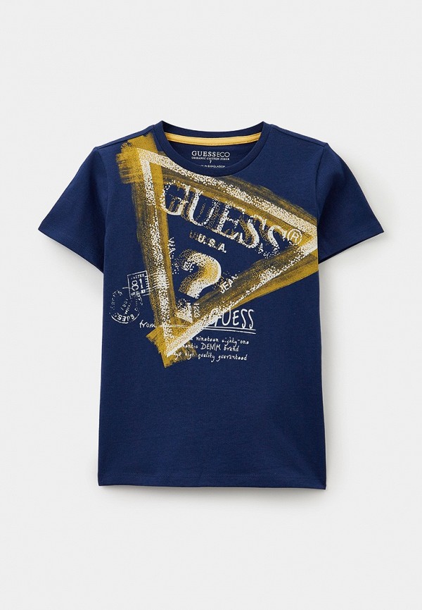 Футболка Guess синего цвета