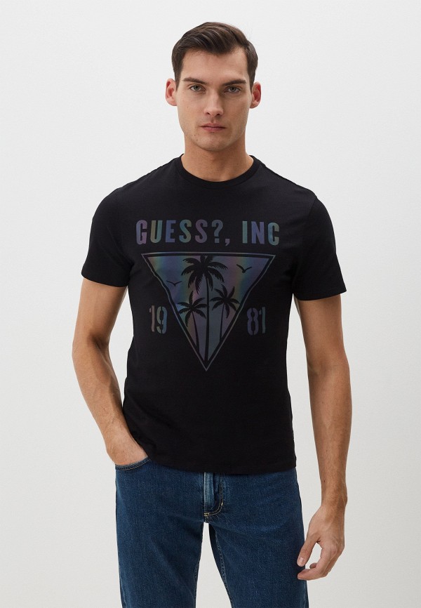 Футболка Guess черного цвета