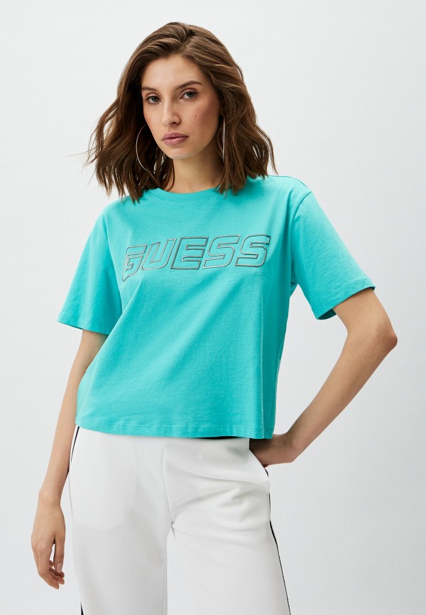 

Футболка Guess, Бирюзовый