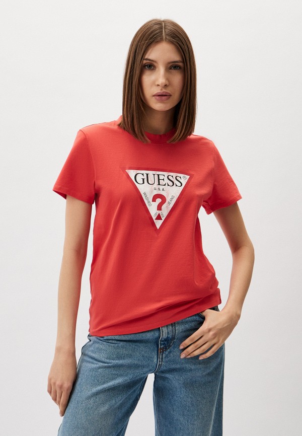 

Футболка Guess, Коралловый