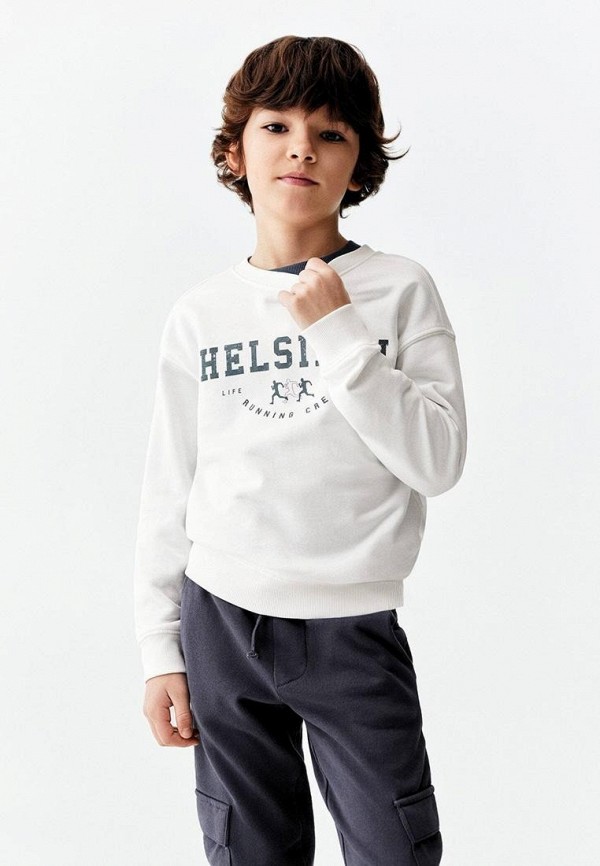 

Свитшот Mango Kids, Белый, NORTHERN