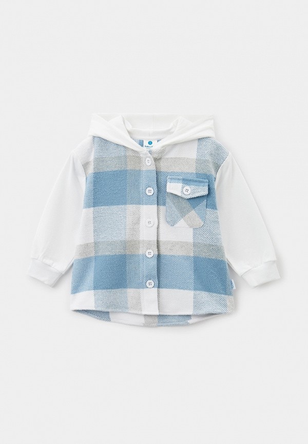 

Рубашка Button Blue, Голубой, overshirt