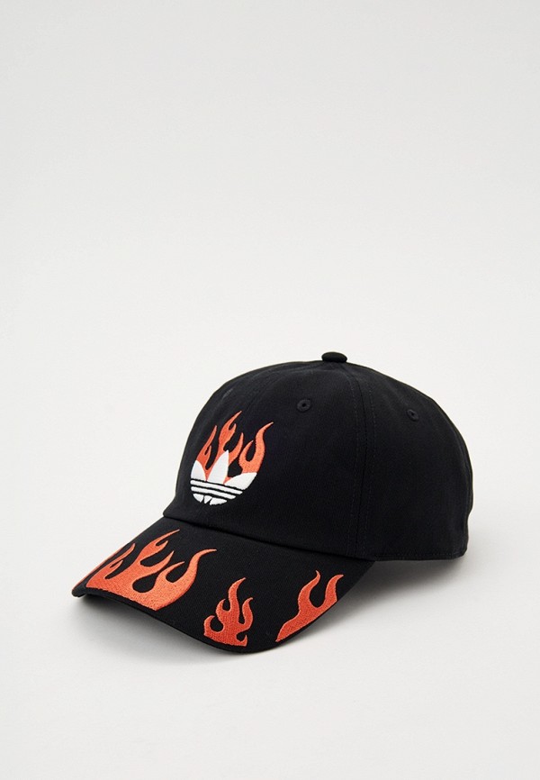 Бейсболка adidas Originals FLAMES DAD CAP bowlife spitters are quitters denim cap dad cap