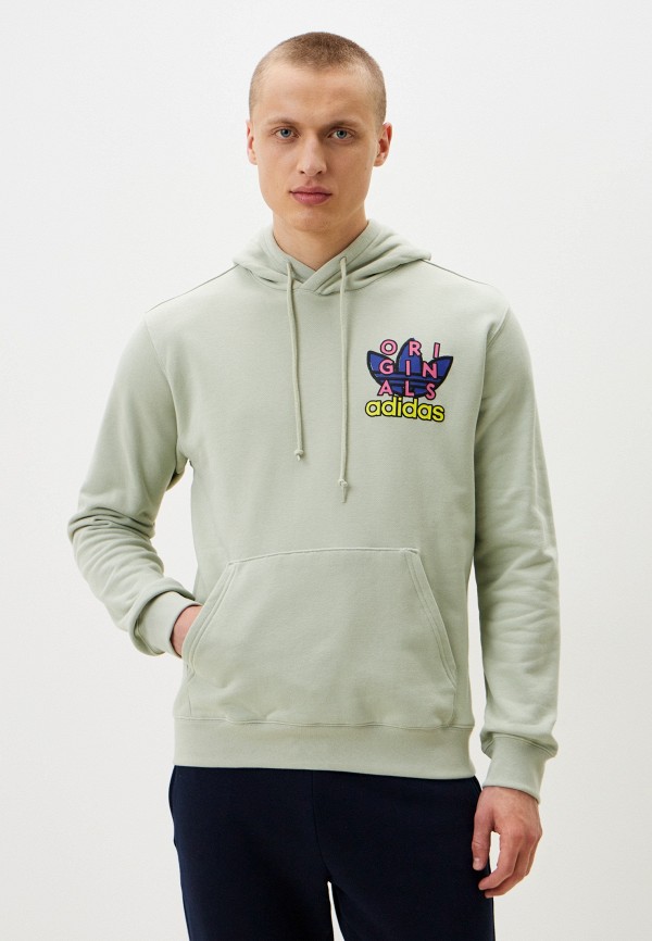 

Худи adidas Originals, Зеленый, TREFOIL HOOD 1