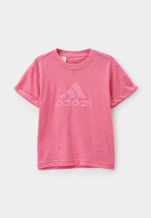 

Футболка adidas, Розовый, G FI BL T