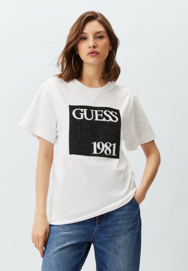 Футболка Guess белого цвета